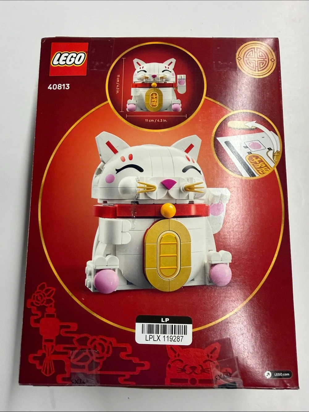 NEW LEGO White Lucky Cat 40813